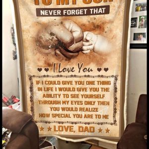 Dad Gift For Son How Special You Are To Me Blanket