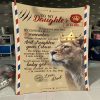 Dad To Daughter – To My Daughter – Lioness – Whenever You Feel Overwhelmed – Blanket