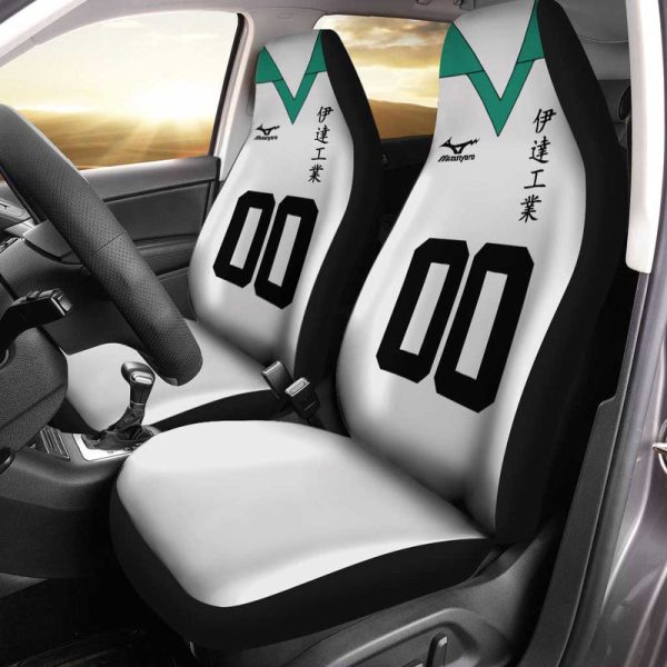 Date Tech High Car Seat Covers Personalized Haikyuu Anime Car Accessories