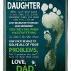 Daughter Dad When Life Gets Hard 1 Blanket