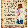 Daughter Dad You Are My Treasure Blanket