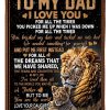 Daughter Gift For Dad I Love You For All The Times Blanket