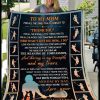 Daughter Gift For Mom Thank You For All Things You Do Lacrosse Blanket