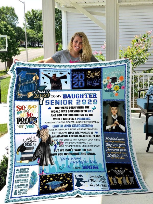 Daughter Gift To My Daughter Senior 2020 Blanket