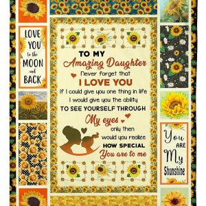 Daughter How Special You Are To Me Blanket