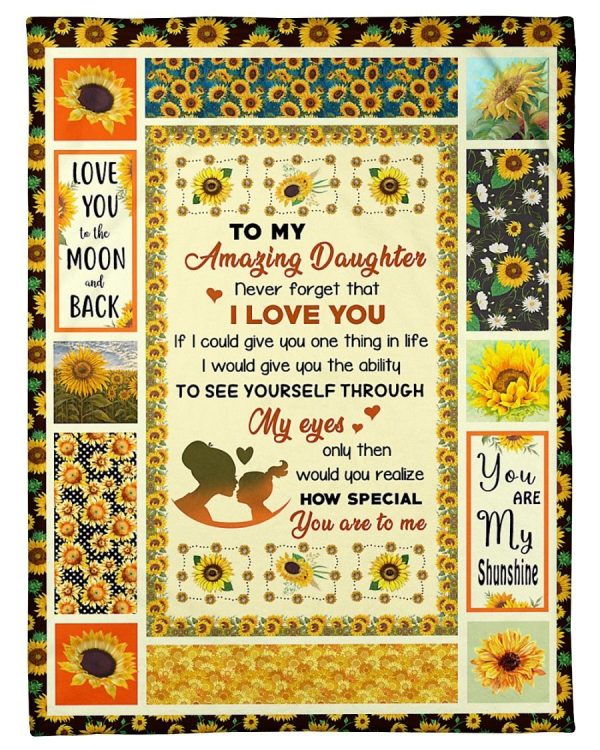 Daughter How Special You Are To Me Blanket