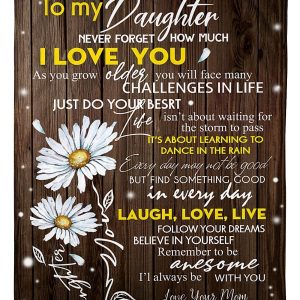 Daughter I’ll Always Be With You GS-CL-DT1810 Blanket