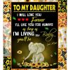 Daughter I’ll Love You Forever Blanket