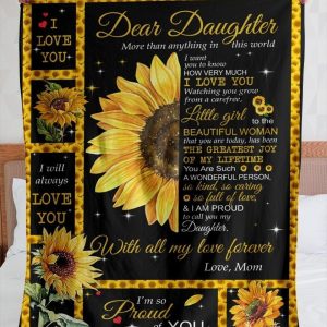 Daughter  – Dear My Daughter You Are Such A Wonderful Person So Kind So Caring So Full Of Love Blanket