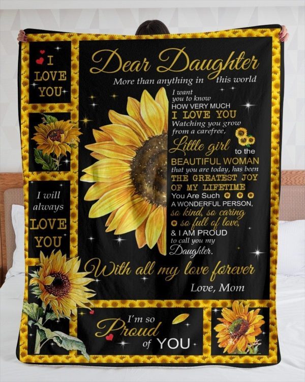 Daughter  – Dear My Daughter You Are Such A Wonderful Person So Kind So Caring So Full Of Love Blanket