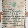 Daughter  – From Mom To My Daughter Be Brave Have Courage Love Life I Am Always With You You’Ll Always Be My Baby Girl Blanket