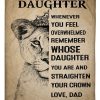 Daughter  – My Dear Daughter Remember Who Daughter You Are And Straighten Your Crown Blanket