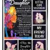 Daughter  – To My Daughter Be Bold Enough To Use Your Voice Brave Enough To Listen To Your Heart Strong Enough To Live The Life My Daughter Forever Blanket