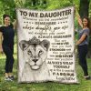 Daughter  – To My Daughter Whenever You Feel Overwhelmed Remember Whose Daughter You Are Always Remember You Are Stronger Than You Seem Blanket