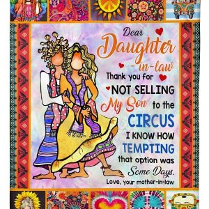 Dear Daughter In Law Blanket