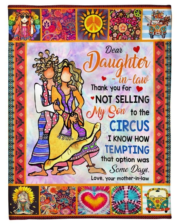 Dear Daughter In Law Blanket