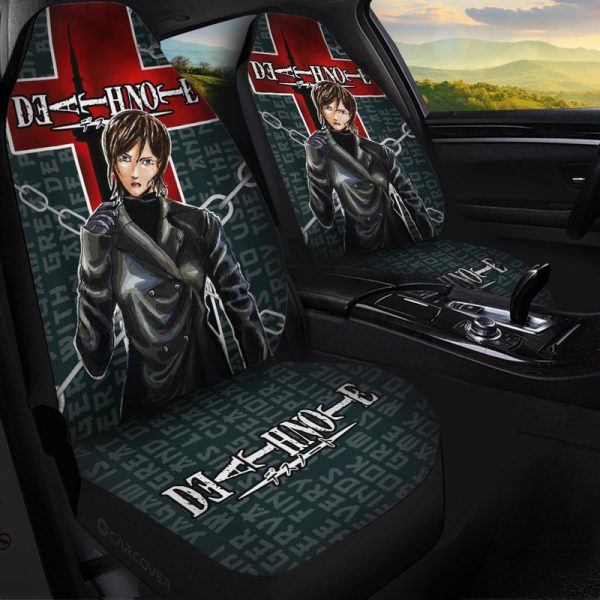 Death Note Kiyomi Takada Car Seat Covers Custom Anime Car Accessories