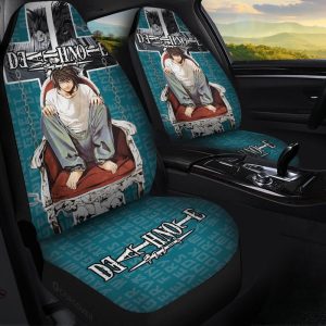 Death Note Lawliet (L) Car Seat Covers Custom Anime Car Accessories