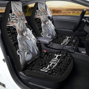 Death Note Near Car Seat Covers Custom Anime Car Accessories