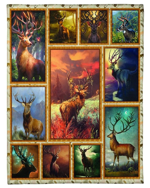 Deer Fantasy Blanket