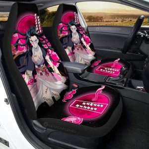 Demon Nezuko Car Seat Covers Custom Demon Slayer Anime