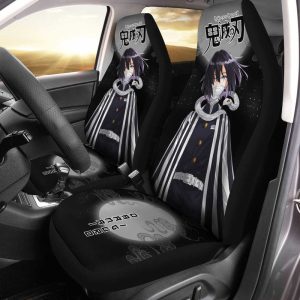 Demon Slayer Obanai Iguro Seat Covers For Car Custom Anime Car Accessories