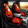 Demon Slayer Rengoku Car Seat Covers Custom Flame Breathing Anime Car Accessories