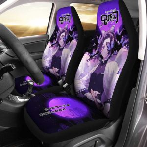 Demon Slayer Shinobu Kocho Car Seat Covers Custom Anime Car Accessories