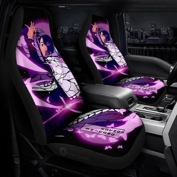 Demon Slayer Shinobu Seat Covers For Car Custom Breathing Anime Car Accessories