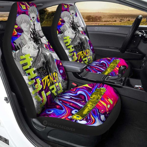 Denji Car Seat Covers Custom