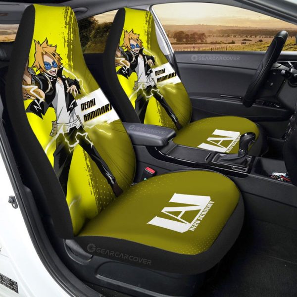 Denki Kaminari Car Seat Covers Custom For My Hero Academia Anime Fans