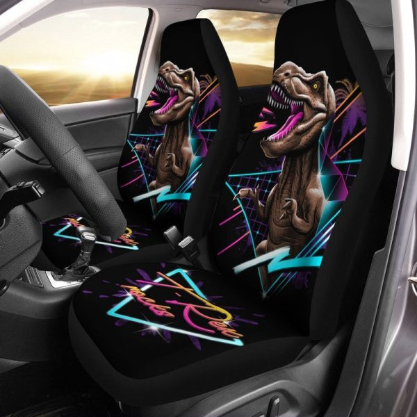 Dinorsaur T-rex Car Seat Covers Custom Dino Car Accessories