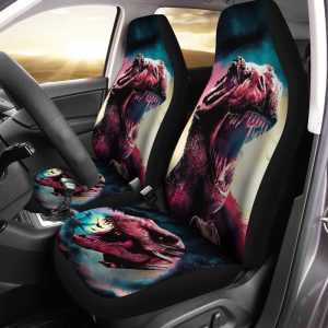 Dinosaur T-Rex Car Seat Covers Custom Vintage Car Accessories