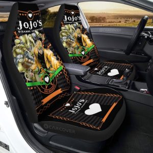 Dio Brando Car Seat Covers Custom Anime JoJo's Bizarre Adventure Car Interior Accessories