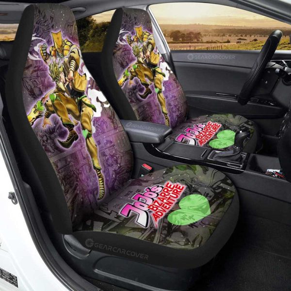 Dio Brando Car Seat Covers Custom Galaxy Style JJBA Anime Car Accessories