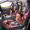 Dog Pitbull Floral Car Seat Covers Custom Car Accessories