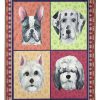 Dogs Cute Art Blanket