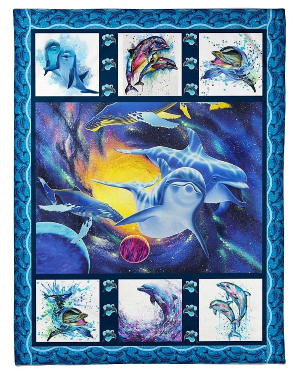 Dolphin Ocean Blanket