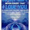 Dolphin To My Wife Never Forget Blanket