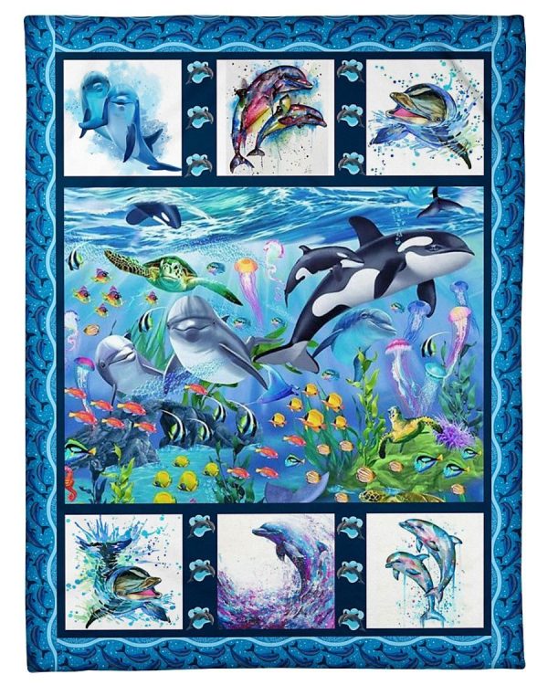 Dolphin Under The Sea Blanket