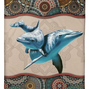 Dolphins Vintage Simple Special Custom Design For Animal Lovers Blanket