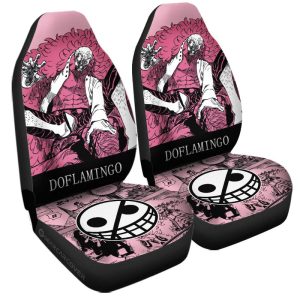 Donquixote Doflamingo Car Seat Covers Custom Car Accessories