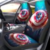 Donuts Car Seat Covers Custom Captain America Car Accessories