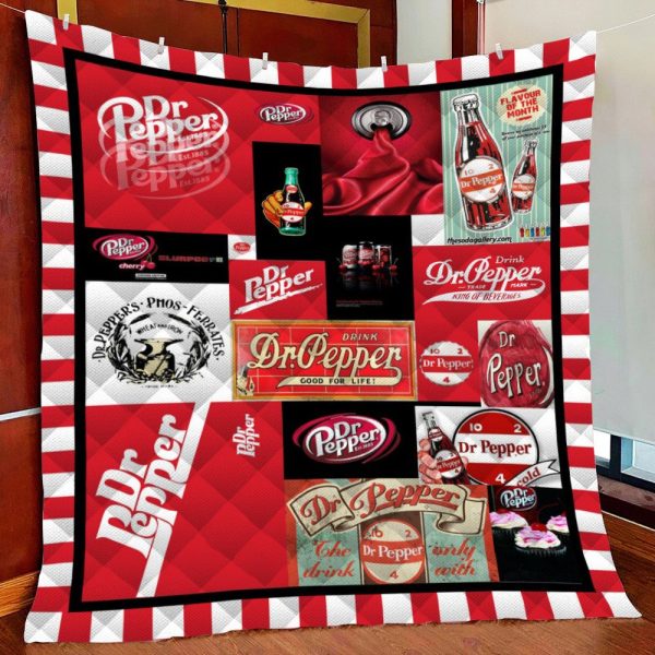 Dr Pepper Fleece Blanket Quilt Blanket For Bed