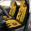 Dragonfly Car Seat Covers Custom Yellow Sunflower Car Accessories