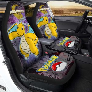 Dragonite Car Seat Covers Custom Anime Galaxy Manga Style