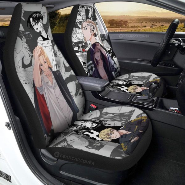 Draken And Mikey Car Seat Covers Custom For Fans