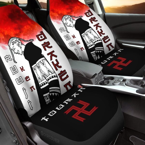 Draken Car Seat Covers Custom Anime Tokyo Revengers Car Accessories