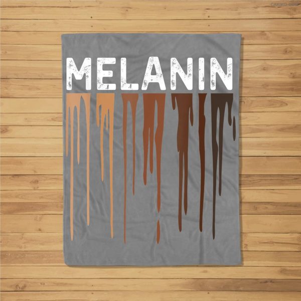 Drippin Melanin For Women Pride – Gifts Black History Fleece Blanket