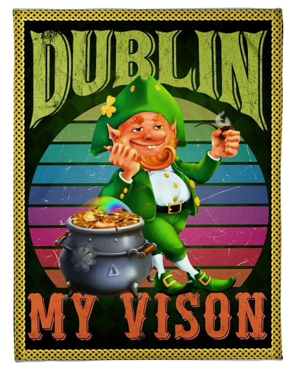 Dublin My Vision Leprechaun Coins Blanket